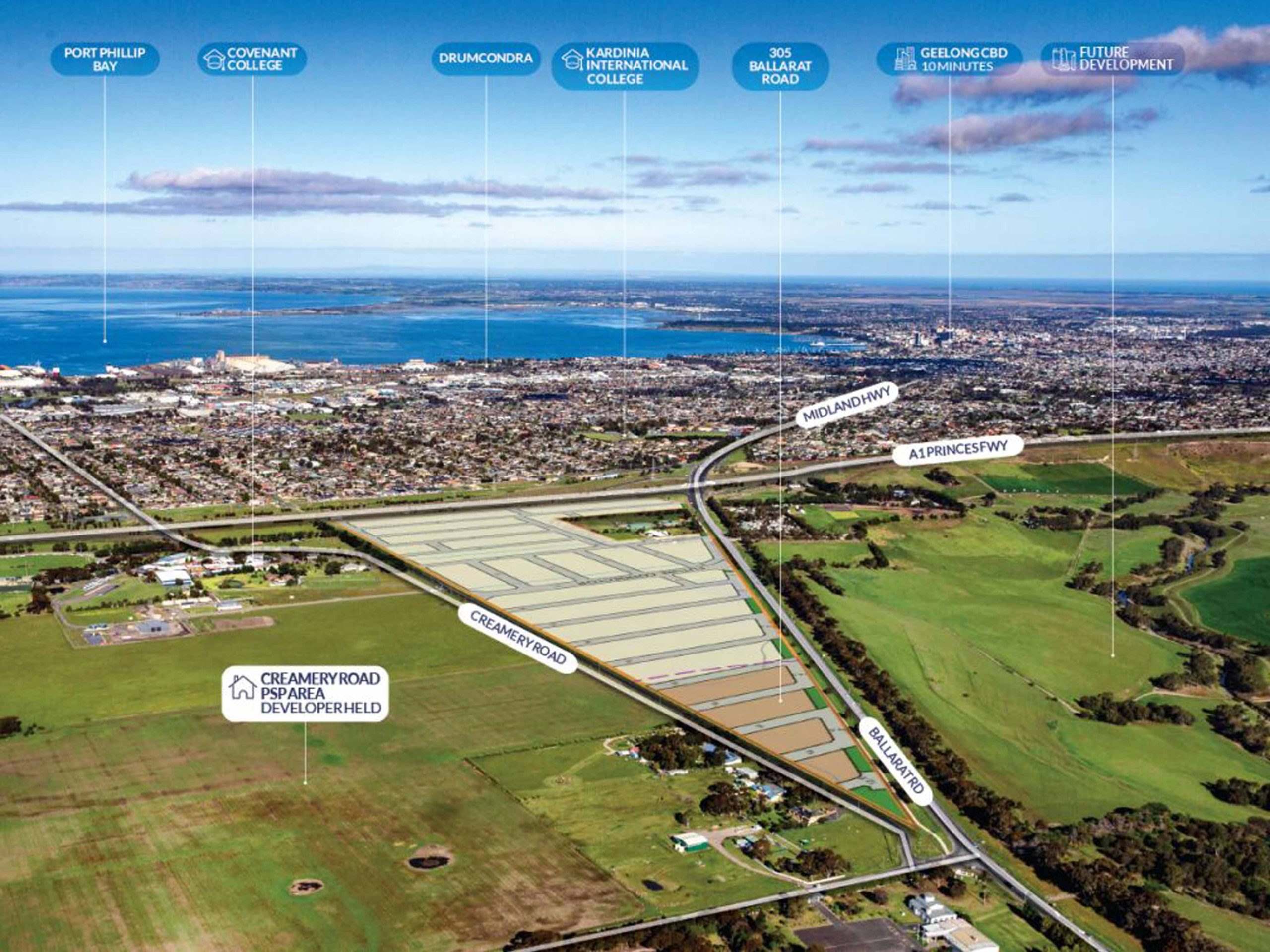 [Land for Sale] 305 & 375 Ballarat Road, Batesford OpenLot